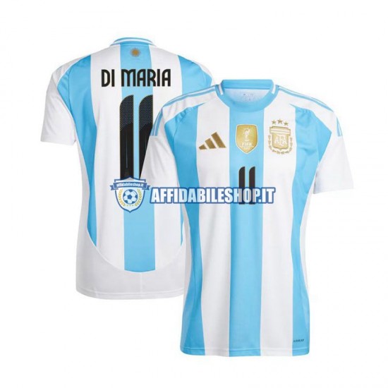 Maglia Argentina Di Maria 11 Copa America 2024 Uomo Manica Corta, Gara Home