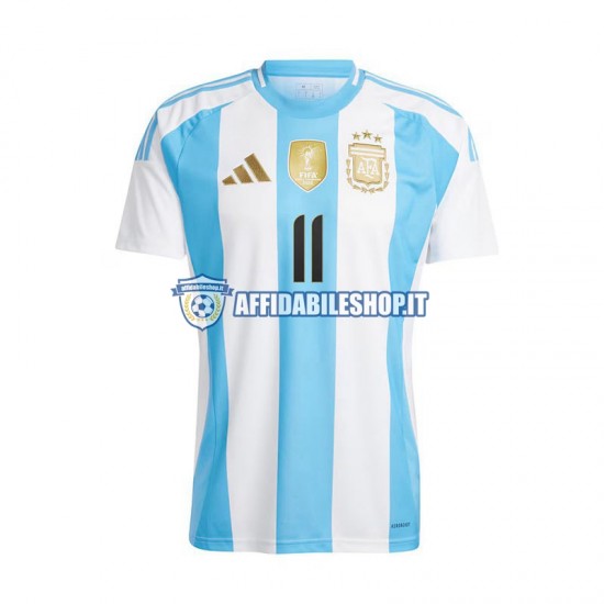 Maglia Argentina Di Maria 11 Copa America 2024 Uomo Manica Corta, Gara Home