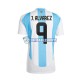 Maglia Argentina Julian Alvarez 9 Copa America 2024 Uomo Manica Corta, Gara Home