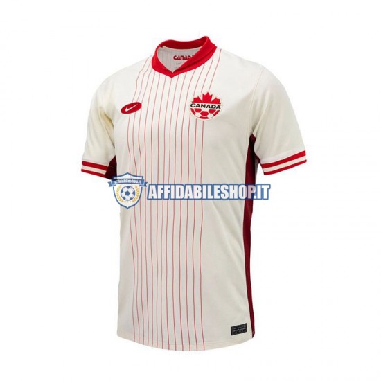 Maglia Canada Copa America 2024 Uomo Manica Corta, Gara Away