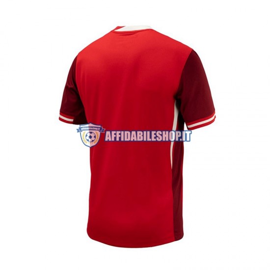 Maglia Canada Rosso Copa America 2024 Uomo Manica Corta, Gara Home