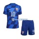 Maglia Croazia Modrić Luca 10 Euro 2024 Bambino 3-13 anni Manica Corta, Gara Away