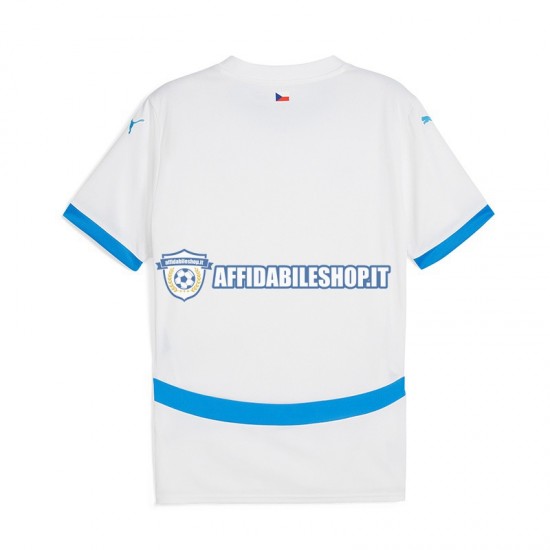 Maglia Repubblica Ceca Euro 2024 Uomo Manica Corta, Gara Away