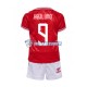 Maglia Danimarca Hojlund 9 Euro 2024 Bambino 3-13 anni Manica Corta, Gara Home