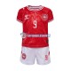 Maglia Danimarca Hojlund 9 Euro 2024 Bambino 3-13 anni Manica Corta, Gara Home