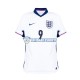 Maglia Inghilterra Bianco Harry Kane 9 Euro 2024 Uomo Manica Corta, Gara Home