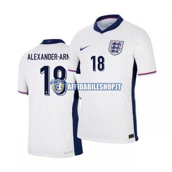 Maglia Inghilterra Trent Alexander-Arnold 18 Euro 2024 Uomo Manica Corta, Gara Home