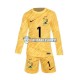 Maglia Francia Portiere Giallo Hugo Lloris 1 Euro 2024 Bambino 3-13 anni Manica Lunga, Gara Home