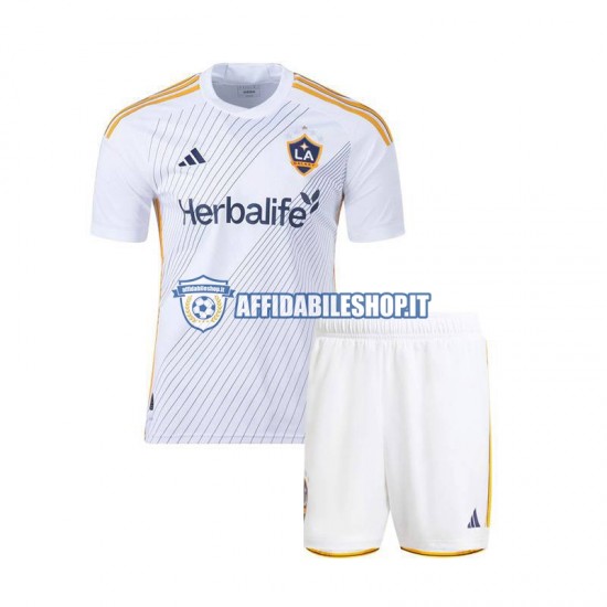 Maglia Los Angeles Galaxy 2024 Bambino 3-13 anni Manica Corta, Gara Home