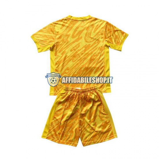 Maglia Paesi Bassi Portiere Euro 2024 Bambino 3-13 anni Manica Corta, Gara Away