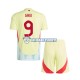 Maglia Spagna Gavi 9 Euro 2024 Bambino 3-13 anni Manica Corta, Gara Away