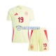 Maglia Spagna Lamine Yamal 19 Euro 2024 Bambino 3-13 anni Manica Corta, Gara Away