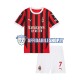 Maglia AC Milan Alvaro Morata 7 2024-2025 Bambino 3-13 anni Manica Corta, Gara Home