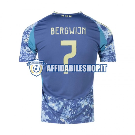 Maglia AFC Ajax Steven Bergwijn 7 2024-2025 Uomo Manica Corta, Gara Away