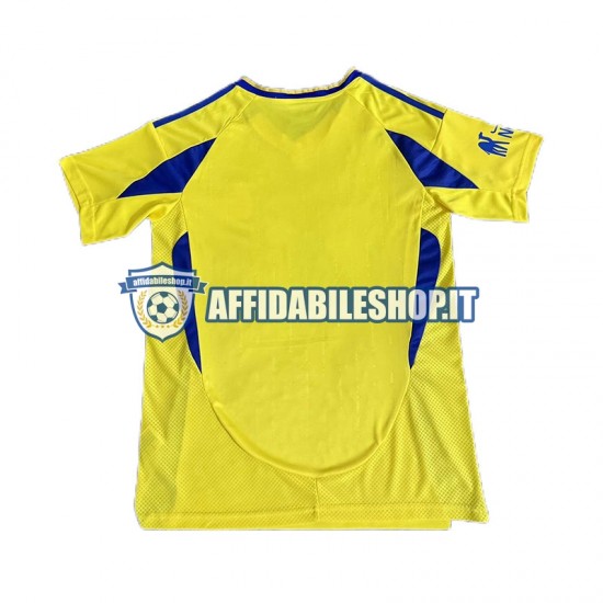 Maglia Al Nassr 2024-2025 Uomo Manica Corta, Gara Home