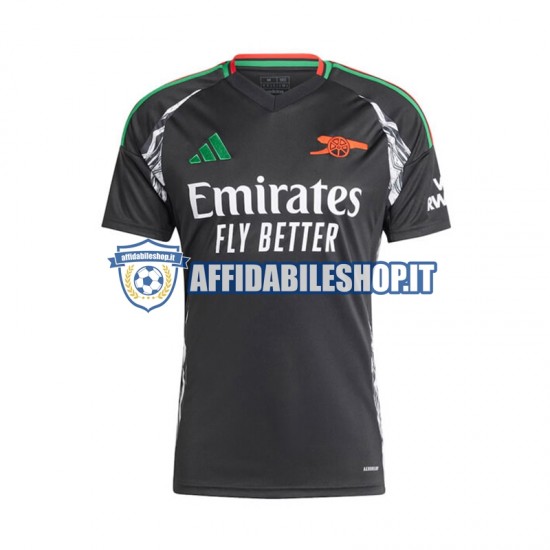 Maglia Arsenal 2024-2025 Uomo Manica Corta, Gara Away