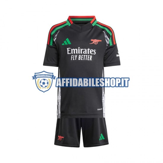 Maglia Arsenal 2024-2025 Bambino 3-13 anni Manica Corta, Gara Away