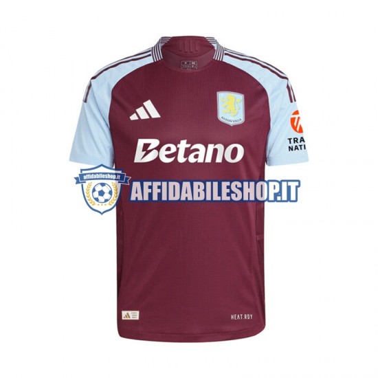 Maglia Aston Villa 2024-2025 Uomo Manica Corta, Gara Home