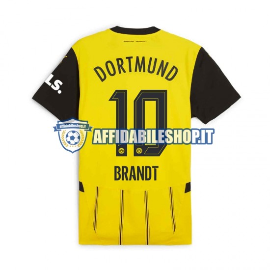 Maglia Borussia Dortmund Julian Brandt 10 2024-2025 Uomo Manica Corta, Gara Home