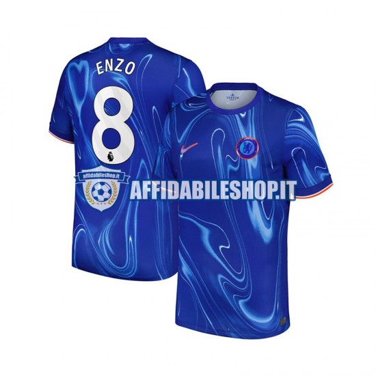 Maglia Chelsea Enzo 8 2024-2025 Uomo Manica Corta, Gara Home