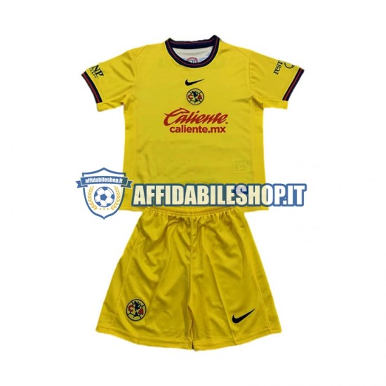 Maglia Club América 2024-2025 Bambino 3-13 anni Manica Corta, Gara Home