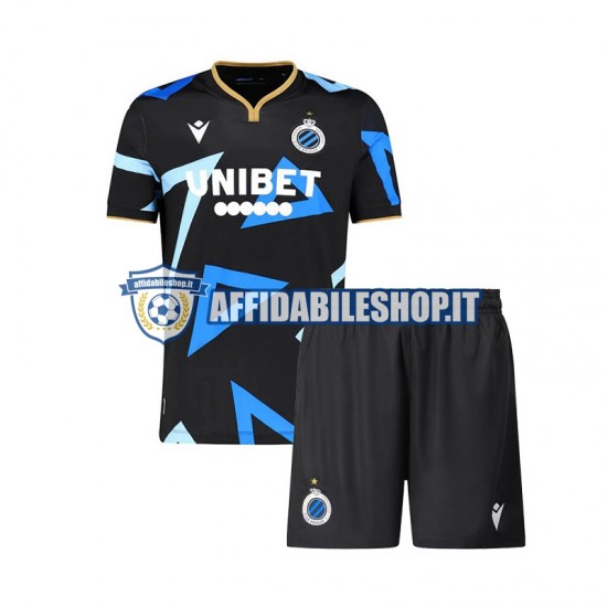 Maglia Club Brugge 2023-2024 Bambino 3-13 anni Manica Corta, Gara Quarto