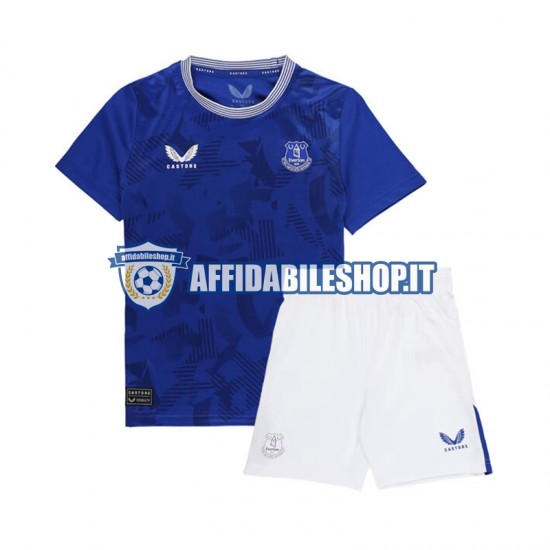 Maglia Everton 2024-2025 Bambino 3-13 anni Manica Corta, Gara Home