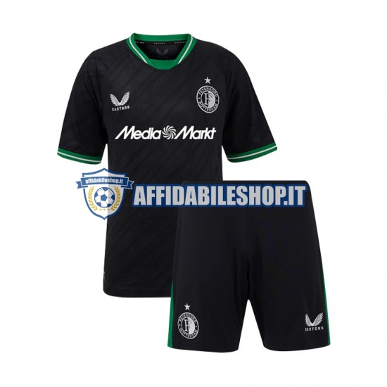 Maglia Feyenoord Rotterdam 2024-2025 Bambino 3-13 anni Manica Corta, Gara Away