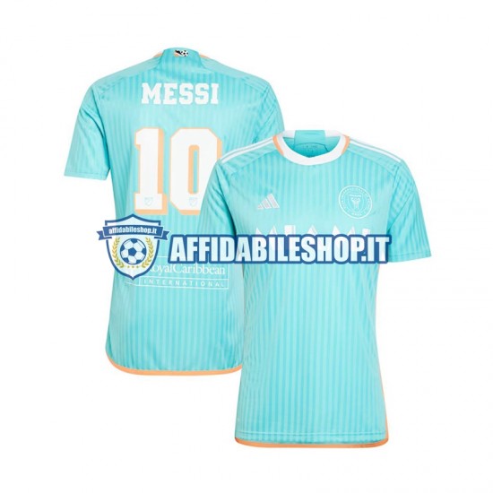 Maglia Inter Miami Lionel Messi 10 2024-2025 Uomo Manica Corta, Gara Terza