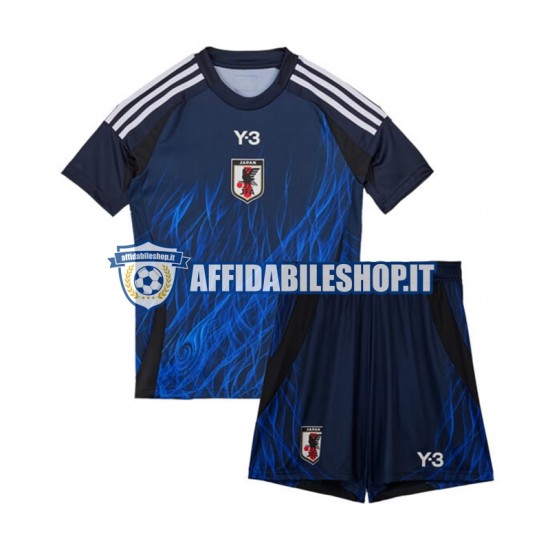 Maglia Giappone 2024 Bambino 3-13 anni Manica Corta, Gara Home