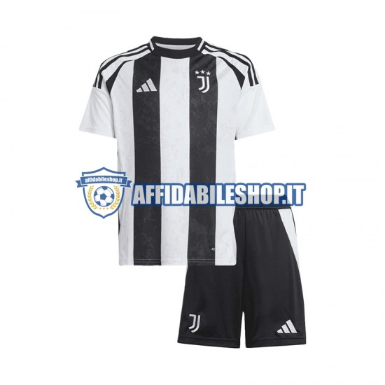 Maglia Juventus 2024-2025 Bambino 3-13 anni Manica Corta, Gara Home