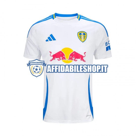 Maglia Leeds United 2024-2025 Uomo Manica Corta, Gara Home