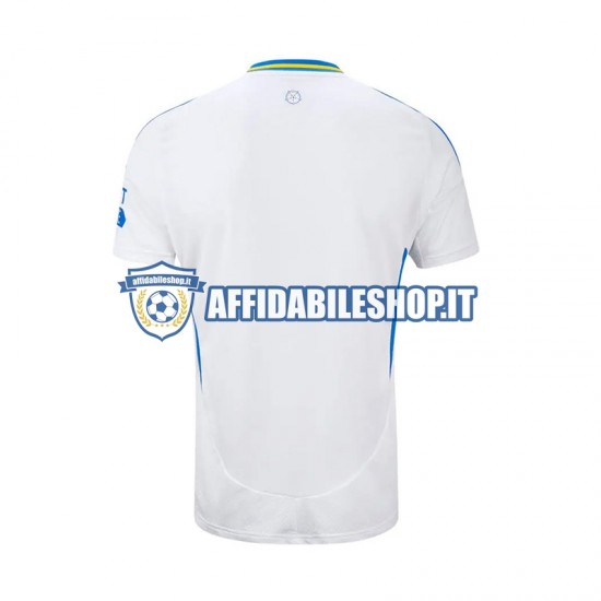 Maglia Leeds United 2024-2025 Uomo Manica Corta, Gara Home