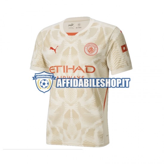 Maglia Manchester City Portiere 2024-2025 Uomo Manica Corta, Gara Terza