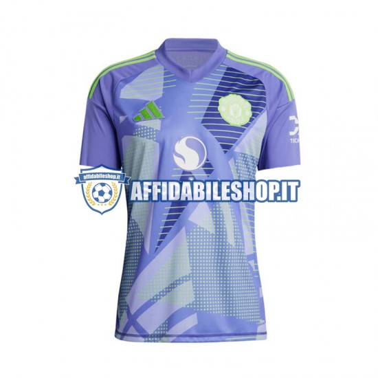 Maglia Manchester United Portiere 2024-2025 Uomo Manica Corta, Gara Home