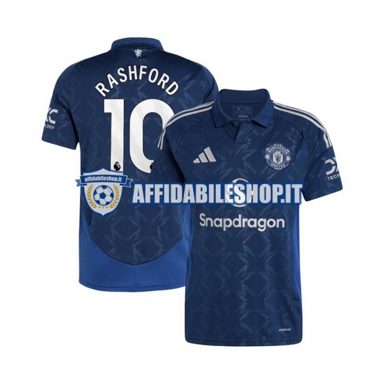 Maglia Manchester United Marcus Rashford 10 2024-2025 Uomo Manica Corta, Gara Away