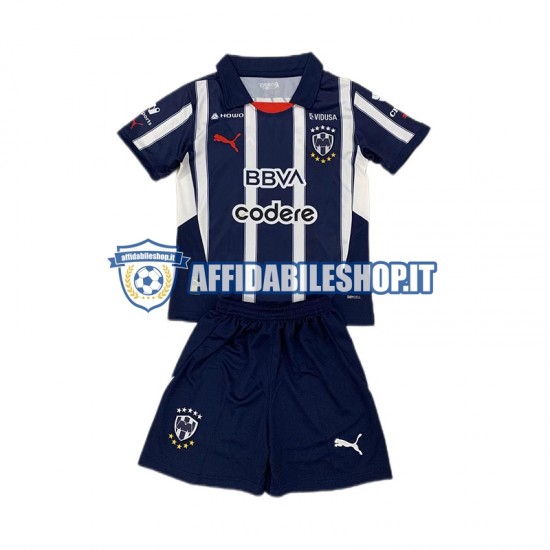 Maglia Monterrey 2024-2025 Bambino 3-13 anni Manica Corta, Gara Home