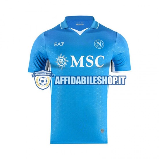 Maglia Napoli 2024-2025 Uomo Manica Corta, Gara Home