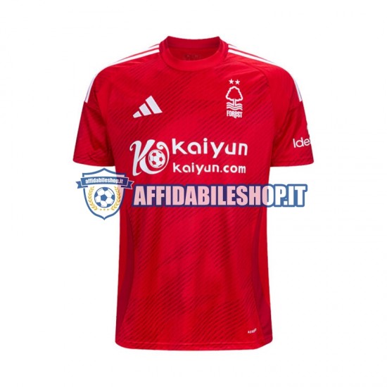 Maglia Nottingham Forest 2024-2025 Uomo Manica Corta, Gara Home