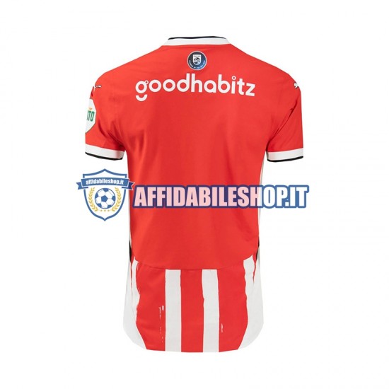 Maglia PSV Eindhoven 2024-2025 Uomo Manica Corta, Gara Home