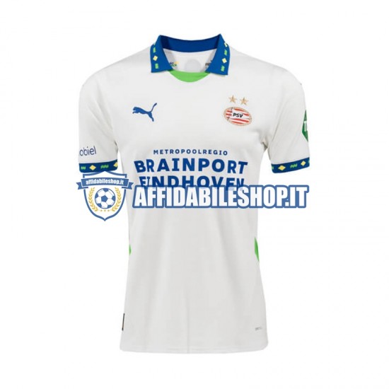 Maglia PSV Eindhoven 2024-2025 Uomo Manica Corta, Gara Terza