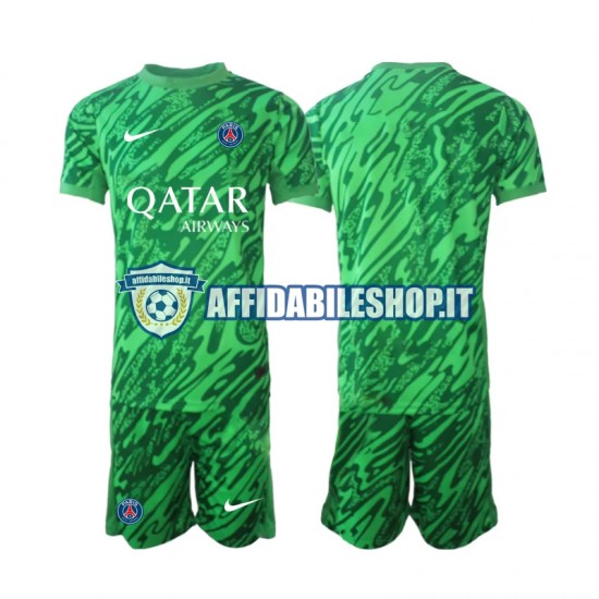 Maglia Paris Saint-Germain Portiere 2024-2025 Bambino 3-13 anni Manica Corta, Gara Away