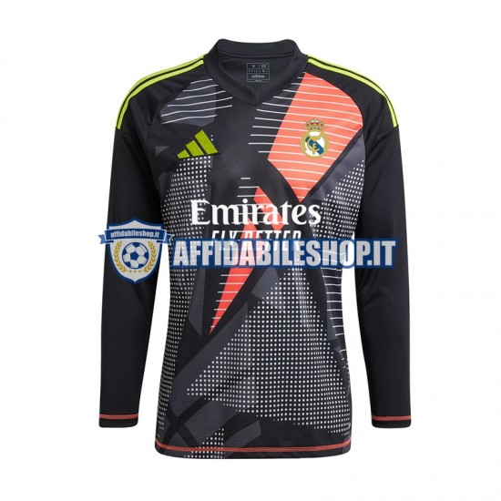 Maglia Real Madrid Portiere 2024-2025 Uomo Manica Lunga, Gara Away