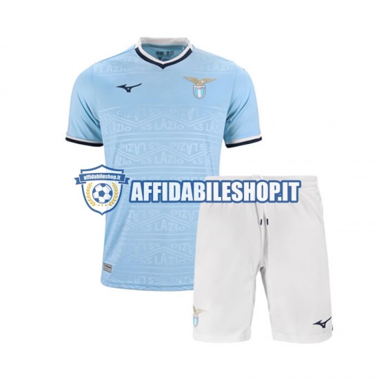 Maglia SS Lazio 2024-2025 Bambino 3-13 anni Manica Corta, Gara Home