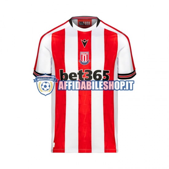 Maglia Stoke City 2024-2025 Uomo Manica Corta, Gara Home