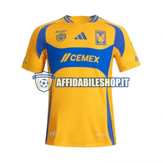 Maglia Tigres UANL 2024-2025 Uomo Manica Corta, Gara Home