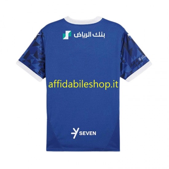 Maglia Al-Hilal 2024-2025 Uomo Manica Corta, Gara Home