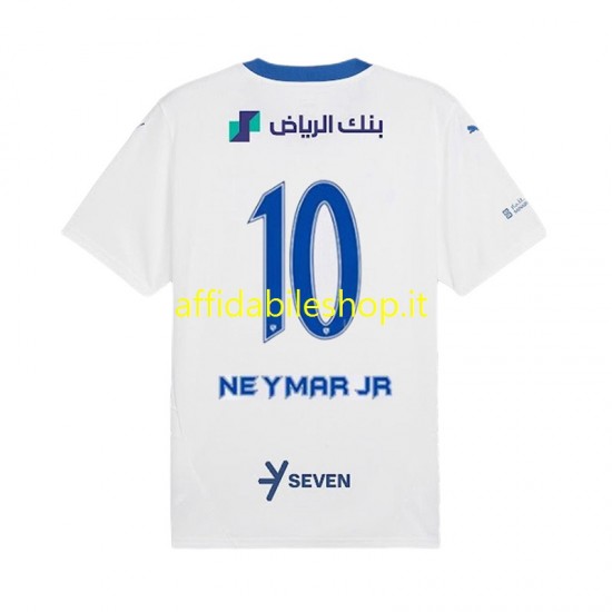 Maglia Al-Hilal Neymar JR 10 2024-2025 Uomo Manica Corta, Gara Away