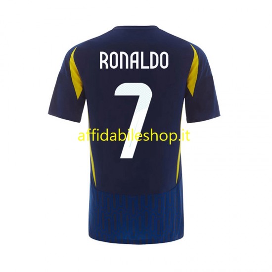 Maglia Al-Nassr Cristiano Ronaldo 7 2024-2025 Uomo Manica Corta, Gara Away