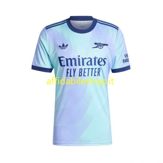 Maglia Arsenal SAKA 7 2024-2025 Uomo Manica Corta, Gara Terza